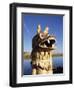 Detail of Decoration on Traditional Reed Boat, Lake Titicaca, Peru-Gavin Hellier-Framed Photographic Print