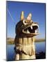 Detail of Decoration on Traditional Reed Boat, Lake Titicaca, Peru-Gavin Hellier-Mounted Photographic Print