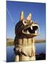 Detail of Decoration on Traditional Reed Boat, Lake Titicaca, Peru-Gavin Hellier-Mounted Photographic Print