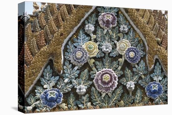 Detail of Decorations of Royal Palace in Bangkok, Thailand, 18th-19th Century-null-Stretched Canvas