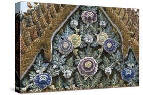 Detail of Decorations of Royal Palace in Bangkok, Thailand, 18th-19th Century-null-Stretched Canvas