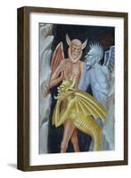 Detail of Demons from Militant Church and Triumphant Church-Andrea di Buonaiuto-Framed Giclee Print