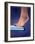 Detail of Divers Feet on the Diving Board-null-Framed Photographic Print