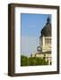 Detail of dome of South Dakota State Capitol and complex, Pierre, South Dakota, built between 19...-null-Framed Photographic Print