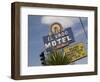 Detail of El Vado Motel Sign, Albuquerque, New Mexico, USA-Nancy & Steve Ross-Framed Photographic Print