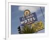 Detail of El Vado Motel Sign, Albuquerque, New Mexico, USA-Nancy & Steve Ross-Framed Photographic Print