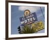 Detail of El Vado Motel Sign, Albuquerque, New Mexico, USA-Nancy & Steve Ross-Framed Photographic Print