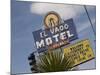 Detail of El Vado Motel Sign, Albuquerque, New Mexico, USA-Nancy & Steve Ross-Mounted Photographic Print