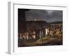 Detail of Emperor Napoleon I Meets English Prisoners in Astorga by Hippolyte Lecomte-null-Framed Photographic Print