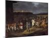 Detail of Emperor Napoleon I Meets English Prisoners in Astorga by Hippolyte Lecomte-null-Mounted Photographic Print