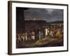 Detail of Emperor Napoleon I Meets English Prisoners in Astorga by Hippolyte Lecomte-null-Framed Photographic Print