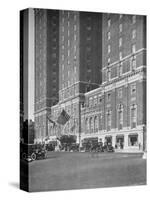 Detail of entrance front, Hotel Statler, Buffalo, New York, 1923-null-Stretched Canvas