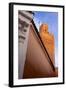Detail of Entrance of Khosta Mosque, and Minaret, Medina, Marrakech, Morocco, North Africa, Africa-Guy Thouvenin-Framed Photographic Print