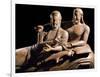 Detail of Etruscan Sarcophagus of the Spouses-null-Framed Photographic Print