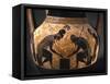 Detail of Etruscan Vase Depicting Achilles and Ajax Playing Dice-null-Framed Stretched Canvas