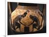 Detail of Etruscan Vase Depicting Achilles and Ajax Playing Dice-null-Framed Photographic Print