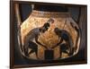 Detail of Etruscan Vase Depicting Achilles and Ajax Playing Dice-null-Framed Photographic Print