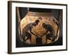 Detail of Etruscan Vase Depicting Achilles and Ajax Playing Dice-null-Framed Photographic Print