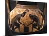 Detail of Etruscan Vase Depicting Achilles and Ajax Playing Dice-null-Mounted Photographic Print