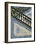 Detail of External Staircase Decorated with Azulejos (Tiles), Algarve, Portugal-Nedra Westwater-Framed Photographic Print