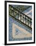 Detail of External Staircase Decorated with Azulejos (Tiles), Algarve, Portugal-Nedra Westwater-Framed Photographic Print