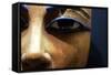 Detail of Eyes in Egyptian Wooden Coffin-null-Framed Stretched Canvas