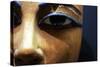 Detail of Eyes in Egyptian Wooden Coffin-null-Stretched Canvas