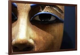 Detail of Eyes in Egyptian Wooden Coffin-null-Framed Photographic Print