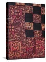 Detail of Fabric for Funeral Cloak, from Peru-null-Stretched Canvas