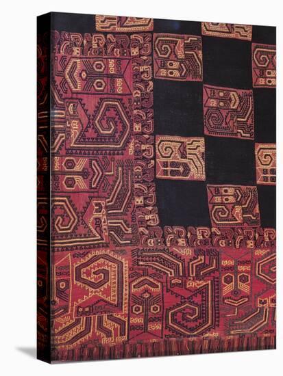 Detail of Fabric for Funeral Cloak, from Peru-null-Stretched Canvas