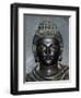 Detail of Face of Buddha Statue from Archaeological Site in Lahore, Pakistan-null-Framed Giclee Print