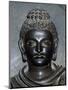 Detail of Face of Buddha Statue from Archaeological Site in Lahore, Pakistan-null-Mounted Giclee Print
