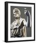 Detail of Face of Marble Statue of Athena Parthenos-null-Framed Giclee Print