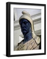 Detail of Face of Marble Statue of Dacian-null-Framed Giclee Print