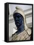 Detail of Face of Marble Statue of Dacian-null-Framed Stretched Canvas