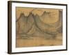 Detail of Fishermen's Evening Song by Xu Daoning-null-Framed Photographic Print