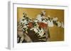 Detail of Flower Carts Edo Period Screen-null-Framed Giclee Print