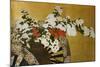 Detail of Flower Carts Edo Period Screen-null-Mounted Giclee Print