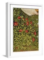 Detail of Flowers from Garden of Paradise, C.1415-null-Framed Giclee Print