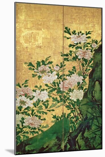 Detail of Flowers-Kaiho Yusho-Mounted Giclee Print