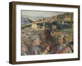 Detail of Fresco in Bridal Chamber-Andrea Mantegna-Framed Giclee Print