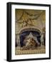 Detail of Frescoed Ceiling of the Golden Age Hall-Fedele Fischetti-Framed Giclee Print