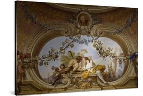Detail of Frescoed Ceiling-Antonio de Dominici-Stretched Canvas