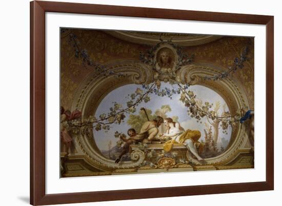 Detail of Frescoed Ceiling-Antonio de Dominici-Framed Giclee Print