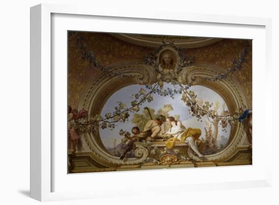 Detail of Frescoed Ceiling-Antonio de Dominici-Framed Giclee Print