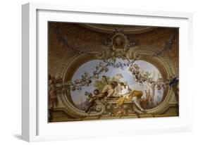 Detail of Frescoed Ceiling-Antonio de Dominici-Framed Giclee Print