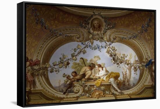 Detail of Frescoed Ceiling-Antonio de Dominici-Framed Stretched Canvas