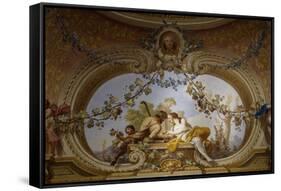 Detail of Frescoed Ceiling-Antonio de Dominici-Framed Stretched Canvas