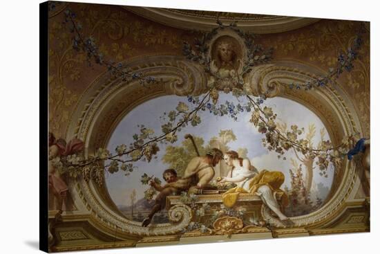 Detail of Frescoed Ceiling-Antonio de Dominici-Stretched Canvas