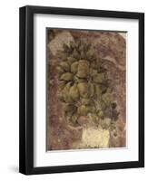 Detail of Fruits and Leaves, from the Last Supper-null-Framed Art Print